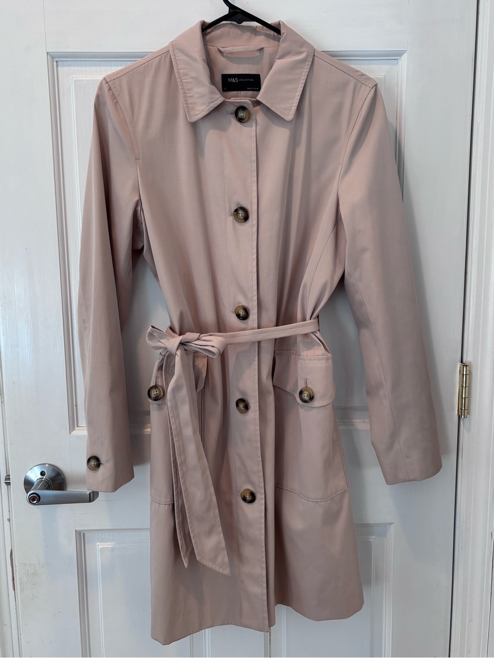 Marks & Spencer Women's Belted Stormwear Single Breasted Trench Coat in Sand
